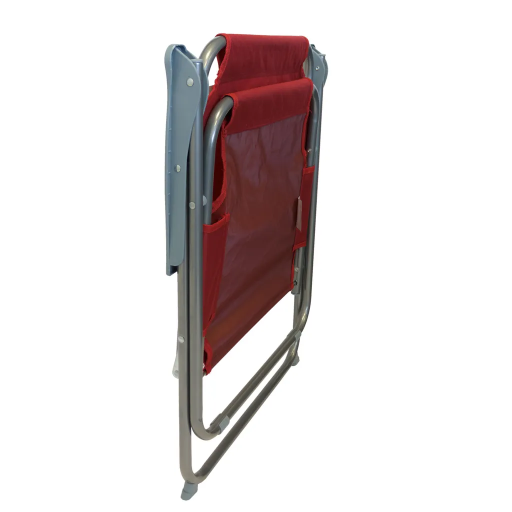 Wohaga 3tlg. Campingmöbel-Set Tisch 75x55cm + 2x Klappstuhl Rot 9 Wohaga 3tlg. Campingmöbel-Set Tisch 75x55cm + 2x Klappstuhl Rot – Bild 9