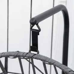 PawHut Rattan Hundehütte Mit Kissen Hundehaus Haustierbett Katzenhaus Katzenkorb Katzenhöhle Hängesessel Hängematte Für Hunde Katzen Outdoor Grau+Schwarz 60 X 53 X 76 Cm 17 PawHut Rattan Hundehütte Mit Kissen Hundehaus Haustierbett Katzenhaus Katzenkorb Katzenhöhle Hängesessel Hängematte Für Hunde Katzen Outdoor Grau+Schwarz 60 X 53 X 76 Cm -Garten- & Gewächshäuser Geschäft 2397e34477edc918b7ea9bff9bfb175e