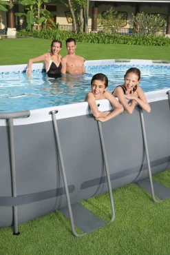 Bestway Power Steel Frame Pool Komplettset, Oval, 488 X 305 X 107 Cm (56448) -Garten- & Gewächshäuser Geschäft 23acebaeafd561a46f87f255784d586f