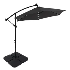 Mucola Schirmständer 60 L / 80 Kg 4er Set Ampelschirmständer Outdoor Schirmgewicht Bodenkreuz Sonnenschirmständer Schirmhalter Schirmfuß Wasser Sand Gefüllt Garten -Garten- & Gewächshäuser Geschäft 23af1040969faed74f62610e2e574d5a