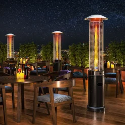 GGM Moebel International FINA | Gasheizstrahler | 1,8m | Schwarz | 11kW | Heizpilz, Terrassenheizstrahler, Terrassenheizer, Heizstrahler Gas -Garten- & Gewächshäuser Geschäft 2407db323d8ef7b3f69a774f71dfcbcc