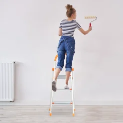 Relaxdays Klappbare Trittleiter Mit 3 Stufen -Garten- & Gewächshäuser Geschäft 2419a20eca0c31f90f7c2a0ae40cab2b