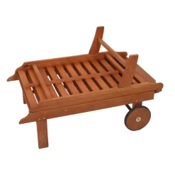 Garden Pleasure Sonnenliege Palm Springs Holz Garten Liege Möbel Relaxliege -Garten- & Gewächshäuser Geschäft 2431454026df74aefd9ba45df36fade5