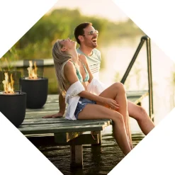 Muenkel Design Vagos [Ethanol Feuerstelle Für Den Innen- Und Außenbereich]: Asphalt Schwarz - Ohne Schutzhülle -Garten- & Gewächshäuser Geschäft 244f5b496c965ea05a52e7be32af5411