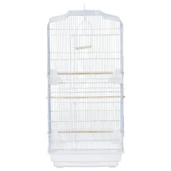 PawHut Vogelkäfig Vogelhaus Vogelvoliere Vogelbauer Mit Ausnehmbarer Bodenschale Weiß 47,5 X 36 X 91 Cm 16 PawHut Vogelkäfig Vogelhaus Vogelvoliere Vogelbauer Mit Ausnehmbarer Bodenschale Weiß 47,5 X 36 X 91 Cm -Garten- & Gewächshäuser Geschäft 24519e1feaa370c891f219b4264a8d2f