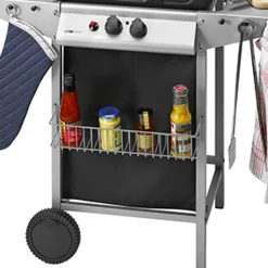 Clatronic GG 3590 Gasgrill 2 Brenner, 2 Heizzonen Für Individuelle Temperatursteuerung, Stufenlose Temperatureinstellung, Herausnehmbarer Fettauffangbehälter, Temperaturanzeige -Garten- & Gewächshäuser Geschäft 24619c1e58f57b2398dd67356550be12