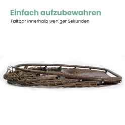 VITA5 Hängesessel Mit Gestell - Bequemer Hängekorb Sessel Zum Entspannen - Einzigartiger Hängesessel Indoor Und Outdoor - Boho Egg Schaukel Für Terrasse, Kinderzimmer, Leseecke - 150kg Tragkraft, Beige -Garten- & Gewächshäuser Geschäft 246f61cdd48b0bb1ad2fa50c9f9efeda
