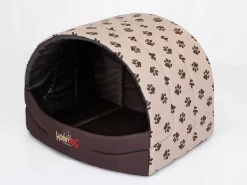 Hobbydog R4 Busbwl2 Hundehütte Souffleur Hundebett Katzenbett Schlafplatz XL Größe 4, 60 X 49 X 42 Cm Beige Mit Pfötchen