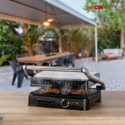 Clatronic KG 3487 Kontaktgrill Für Beidseitiges, Fettfreies Grillen, Antihaftbeschichtete Grillplatten, Edelstahlgehäuse, Silber 10 Clatronic KG 3487 Kontaktgrill Für Beidseitiges, Fettfreies Grillen, Antihaftbeschichtete Grillplatten, Edelstahlgehäuse, Silber -Garten- & Gewächshäuser Geschäft 24b3e7d3a4073378495ea142d42c4e0f