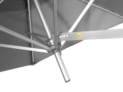 ACAZA Sonnenschirm 250 Cm Rund Mit Wand Halterung Ohne Schirmständer Für Balkon Oder Terrasse, Marktschirm Gartenschirm Terrassenschirm, Knickbar Mit Windauslass, Grau -Garten- & Gewächshäuser Geschäft 24c2957199be9a6652ce0fce93eb4a66