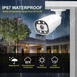 Tinosec Outdoor 8Mp 4K IP Kamera Sicherheit IP Überwachungskamera Gesichtserkennung Poe Kamera -Garten- & Gewächshäuser Geschäft 24ca922ab4f39967bd55a957e409efd5