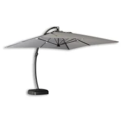 Scalant Sonnenschirm Sun 350 | Maße: 3,5 X 3,5 M | Ampelschirm | 12m² Schatten, Gastroschirm, LED