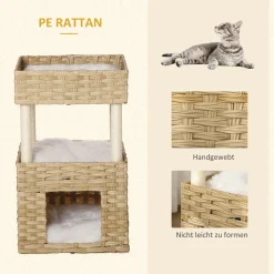 Pawhut Katzenhöhle Aus Rattan Katzenkorb Mit Kratzstamm 3-stöckiges Katzenbett Katzenhöhle Katzenturm Mit 3 Kissen Liegedach Sisal Natur 40 X 40 X 70 Cm 13 Pawhut Katzenhöhle Aus Rattan Katzenkorb Mit Kratzstamm 3-stöckiges Katzenbett Katzenhöhle Katzenturm Mit 3 Kissen Liegedach Sisal Natur 40 X 40 X 70 Cm -Garten- & Gewächshäuser Geschäft 251cc0c74d590698027bc66756b3725d