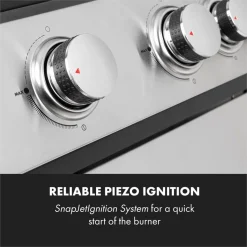 Klarstein Gasgrill Mit Großer Grillfläche, Gasgrill 1 Seitenbrenner & 4 Brenner, 17,1kW Edelstahl-Gasgrill, BBQ Gasgrill Für Balkon & Garten, Grill Für Propan, Gasgrills Mit 5 Brenner & Thermometer 14 Klarstein Gasgrill Mit Großer Grillfläche, Gasgrill 1 Seitenbrenner & 4 Brenner, 17,1kW Edelstahl-Gasgrill, BBQ Gasgrill Für Balkon & Garten, Grill Für Propan, Gasgrills Mit 5 Brenner & Thermometer -Garten- & Gewächshäuser Geschäft 254ea3e4a29dcb1a7388934df28168cf