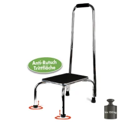 Vital Comfort Tritthocker Mit Haltegriff, Chrom -Garten- & Gewächshäuser Geschäft 255ac429d55559ffb22edc29cfb1a2da