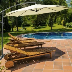 FF Europe MIADOMODO® Sonnenschirm - Ø300/350cm, Mit Ständer, Handkurbel, Neigbar, Verstellbar, Farbwahl - Ampelschirm, Gartenschirm, Marktschirm, Terassenschirm 18 FF Europe MIADOMODO® Sonnenschirm - Ø300/350cm, Mit Ständer, Handkurbel, Neigbar, Verstellbar, Farbwahl - Ampelschirm, Gartenschirm, Marktschirm, Terassenschirm -Garten- & Gewächshäuser Geschäft 257a97420e53bfa8a7768062d9ff803e