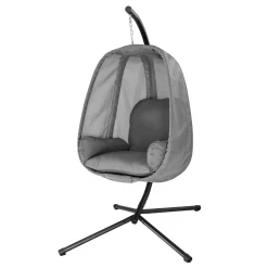 Juskys Hängesessel Lani Mit Gestell & Weicher Sitz- & Rückenkissen + Seitenpolsterung Outdoor & Indoor Max. 160 Kg Garten Korbhängesessel Hängekorb -Garten- & Gewächshäuser Geschäft 257c0f38b03934e3fb5d329e0a1a3711