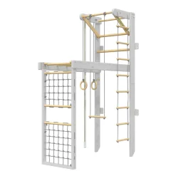 Kidsmont Sprossenwand Grau Graue Seile Für Kinder Und Erwachsene Grau -Garten- & Gewächshäuser Geschäft 25925f6eb94bd82adf07c65931441b45