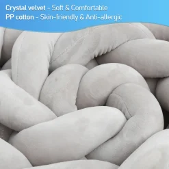 Wolketon Bettschlange Geflochtene Bettumrandung, Babybett Nestchenschlange Stossfaenger Dekoration, Fuer Krippe Kinderbett, Weiche PP Baumwolle Kantenschutz Kopfschutz Handgemacht Laenge 3M Grau 13 Wolketon Bettschlange Geflochtene Bettumrandung, Babybett Nestchenschlange Stossfaenger Dekoration, Fuer Krippe Kinderbett, Weiche PP Baumwolle Kantenschutz Kopfschutz Handgemacht Laenge 3M Grau -Garten- & Gewächshäuser Geschäft 25ae6c4c0e31c9171a0f2c4e85b8ddd0