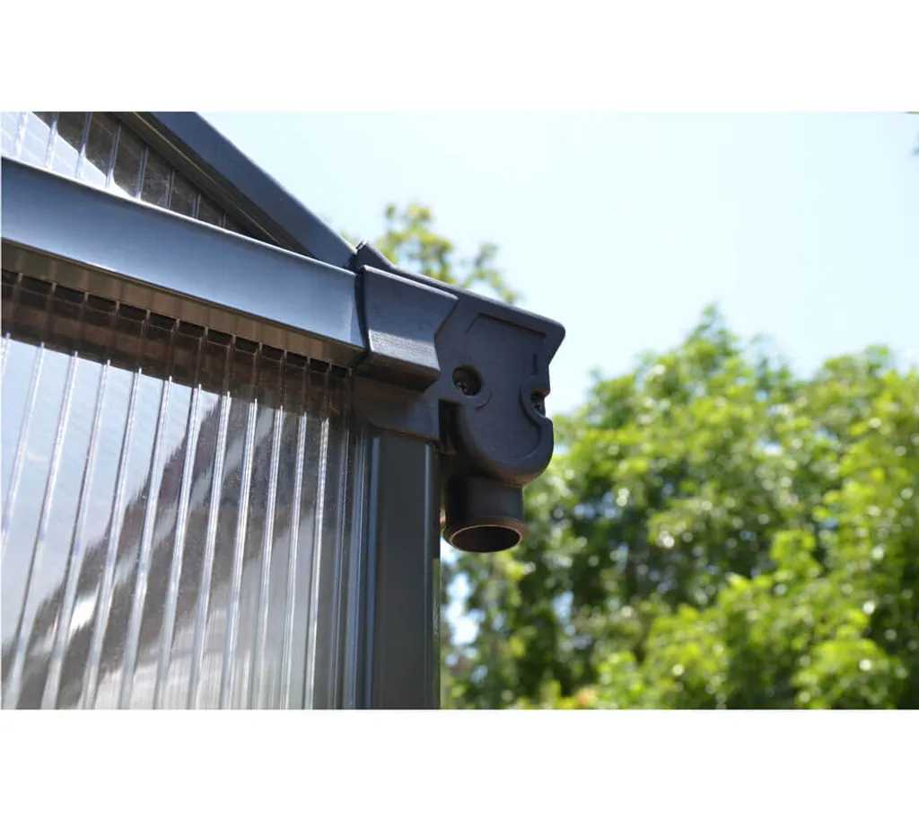 Palram - Canopia Aluminium Gewächshaus Glory 88 | Grau | 244x244x268 Cm 7 Palram - Canopia Aluminium Gewächshaus Glory 88 | Grau | 244x244x268 Cm – Bild 7