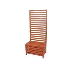 Garden Pleasure Sichtschutz Gartenbank Truhe Garten Bank Sitzbank Balkon Sichtschutz Staufach