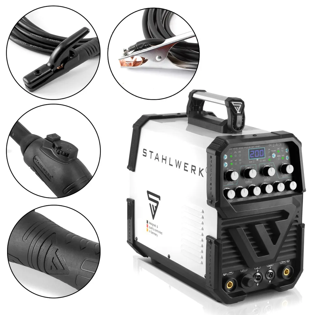 STAHLWERK AC/DC WIG 200 Puls ST Schweißgerät Mit 200 A WIG MMA Viele Schweißparameter Einstellbar 3 STAHLWERK AC/DC WIG 200 Puls ST Schweißgerät Mit 200 A WIG MMA Viele Schweißparameter Einstellbar – Bild 3