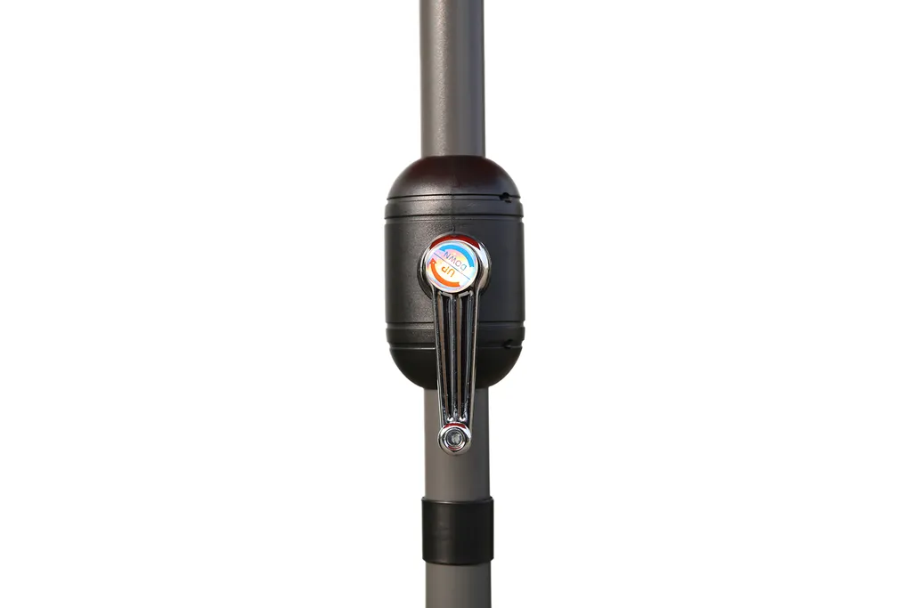 Angel Living Sonnenschirm Aus Aluminium, 250 Cm, Mit Kurbel-Kippmechanismus, Sonnenschutz UV 50+ Terrakotta 4 Angel Living Sonnenschirm Aus Aluminium, 250 Cm, Mit Kurbel-Kippmechanismus, Sonnenschutz UV 50+ Terrakotta – Bild 4