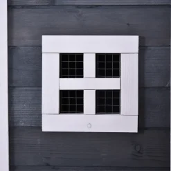 PawHut Zwerghühnerstall Mit Auslauf Und Stange, Zwerghühnerkäfig, Laufstall, Mit Nistkasten, Massivholz, Grau, 175,4 X 95,5 X 100 Cm -Garten- & Gewächshäuser Geschäft 2645c742369a0c87490937f83adae54c