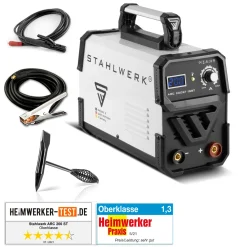 STAHLWERK ARC 200 ST IGBT - Schweißgerät DC MMA / E-Hand / Lift-TIG Welder Mit Echten 200 Ampere Sehr Kompakt