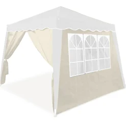 Deuba 2x Seitenwand Seitenteile Pavillon Faltpavillon 3x3m Capri Partyzelt Gartenzelt Zelt, Farbe:beige 6 Deuba 2x Seitenwand Seitenteile Pavillon Faltpavillon 3x3m Capri Partyzelt Gartenzelt Zelt, Farbe:beige -Garten- & Gewächshäuser Geschäft 26b99ff27a74c63c1552af13fd171c7c