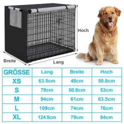PMS Hundekäfig Abdeckung 210D Oxford Hundegitterbox Schutzhülle Wasserdicht Abdeckplane, 109x74x76cm 9 PMS Hundekäfig Abdeckung 210D Oxford Hundegitterbox Schutzhülle Wasserdicht Abdeckplane, 109x74x76cm -Garten- & Gewächshäuser Geschäft 27000cfcac748f845074950cdfaa8f7e