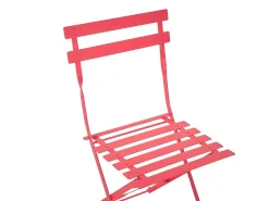 Beliani Balkonset Rot Stahl Terrasse Garten Outdoor Minimalistisch -Garten- & Gewächshäuser Geschäft 2719dc68eadda25a5fb391afb6cb075a