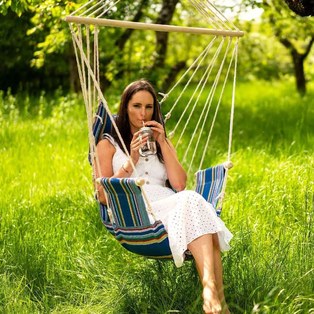 Amazonas Palau Ocean Hängestuhl Mit Rückenlehne Blau Hängestuhl 8 Amazonas Palau Ocean Hängestuhl Mit Rückenlehne Blau Hängestuhl – Bild 8