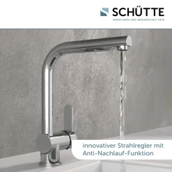 Schütte SCHÜTTE Küchenarmatur LONDON, Niederdruck Armatur Küche, Wasserhahn Küche Ausziehbar, Mischbatterie Küche Chrom -Garten- & Gewächshäuser Geschäft 27238626cf5e9aa9ea46b316c8ef3b3e