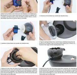 Jormftte Trinkbrunnen Für Haustiere, 1,5 L Keramik-Trinkbrunnen Für Hunde Und Katzen, Trinkwasserspender Mit Aktivkohlefilter, Flüsterleise Pumpe 12 Jormftte Trinkbrunnen Für Haustiere, 1,5 L Keramik-Trinkbrunnen Für Hunde Und Katzen, Trinkwasserspender Mit Aktivkohlefilter, Flüsterleise Pumpe -Garten- & Gewächshäuser Geschäft 273726a2a308a5128cf586501727bbb7