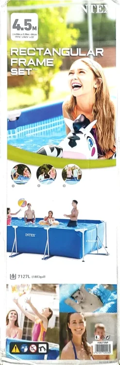 INTEX Frame Pool - Set Family 450 X 220 X 84 Cm, Farbe: Blau; 128273NP -Garten- & Gewächshäuser Geschäft 2773e208861483d0708a20f8676136b0
