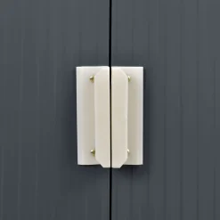 Juskys Metall Gerätehaus XXL Mit Satteldach, Schiebetür & Fundament - 15m³ - 277×319×192 Cm - Anthrazit - Geräteschuppen Gartenhaus Garten Schuppen -Garten- & Gewächshäuser Geschäft 279ef5b7e984fd0f334de8fb43424718