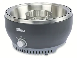 Qlima Holzkohle-Tischgrill 29 Cm Grau NJOY 1107
