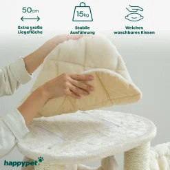 HAPPYPET Großer Kratzbaum Charlie 160 Cm Hoch | Premium Markenqualität | Katzenbaum Stabil Mit Hängematte Für Große Katzen | 9 Cm Sisalstämme | 8 Ebenen Für Hohen Komfort Mit Spielaktivitäten | E1 12 HAPPYPET Großer Kratzbaum Charlie 160 Cm Hoch | Premium Markenqualität | Katzenbaum Stabil Mit Hängematte Für Große Katzen | 9 Cm Sisalstämme | 8 Ebenen Für Hohen Komfort Mit Spielaktivitäten | E1 -Garten- & Gewächshäuser Geschäft 2825bf092f447538e55bf72da9635a41