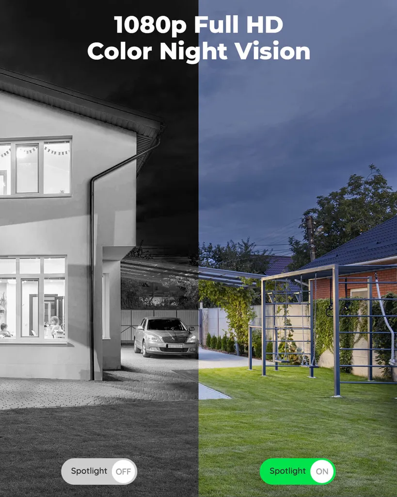 Reolink Lumus 1080P WLAN IP Überwachungskamera Außen Mit Spotlight, IR-Nachtsicht, Sirene Alarm, 2-Wege-Audio, PIR Bewegungserkennung, 128 Micro SD-Kartenslot, Cloudspeicherung, Weiß 10 Reolink Lumus 1080P WLAN IP Überwachungskamera Außen Mit Spotlight, IR-Nachtsicht, Sirene Alarm, 2-Wege-Audio, PIR Bewegungserkennung, 128 Micro SD-Kartenslot, Cloudspeicherung, Weiß – Bild 10