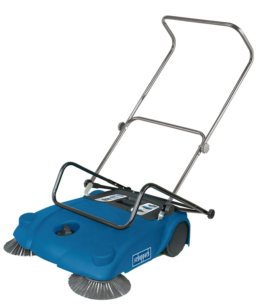 Scheppach Kehrmaschine S700 (Kehrbreite 70cm, 16L Fangkorb, Höhenverstellung 10mm, Flächenleistung 2000m²/h) 2 Scheppach Kehrmaschine S700 (Kehrbreite 70cm, 16L Fangkorb, Höhenverstellung 10mm, Flächenleistung 2000m²/h) – Bild 2