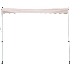 Outsunny Markise Klemmmarkise Sonnenschutz Faltarm Handkurbel Balkon Alu Beige 300 X 150cm -Garten- & Gewächshäuser Geschäft 286e0a77b1cf84a0972228fbc53891ff