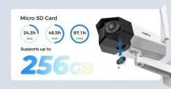 Reolink 4K Dual-Lens WLAN Überwachungskamera Aussen, 180° Ultra-Weitwinkel, Person-/Fahrzeug-/Haustier-Erkennung, 2,4/5 GHz WiFi, Farbnachtsicht, 2-Wege-Audio, Duo 2 WiFi -Garten- & Gewächshäuser Geschäft 28a91a1d3e5634126ae54f05708682f1