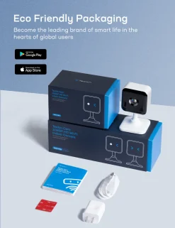 Teckin Überwachungskamera Innen Wlan Handy Mit App, 1080P IP Camera Surveillance Camera Indoor Mit Nachtsicht, 2-Wege-Audio, Bewegungs- Und Geräuscherkennung Für Haussicherheit -Garten- & Gewächshäuser Geschäft 28c3c3f280db51c5897879968de33311