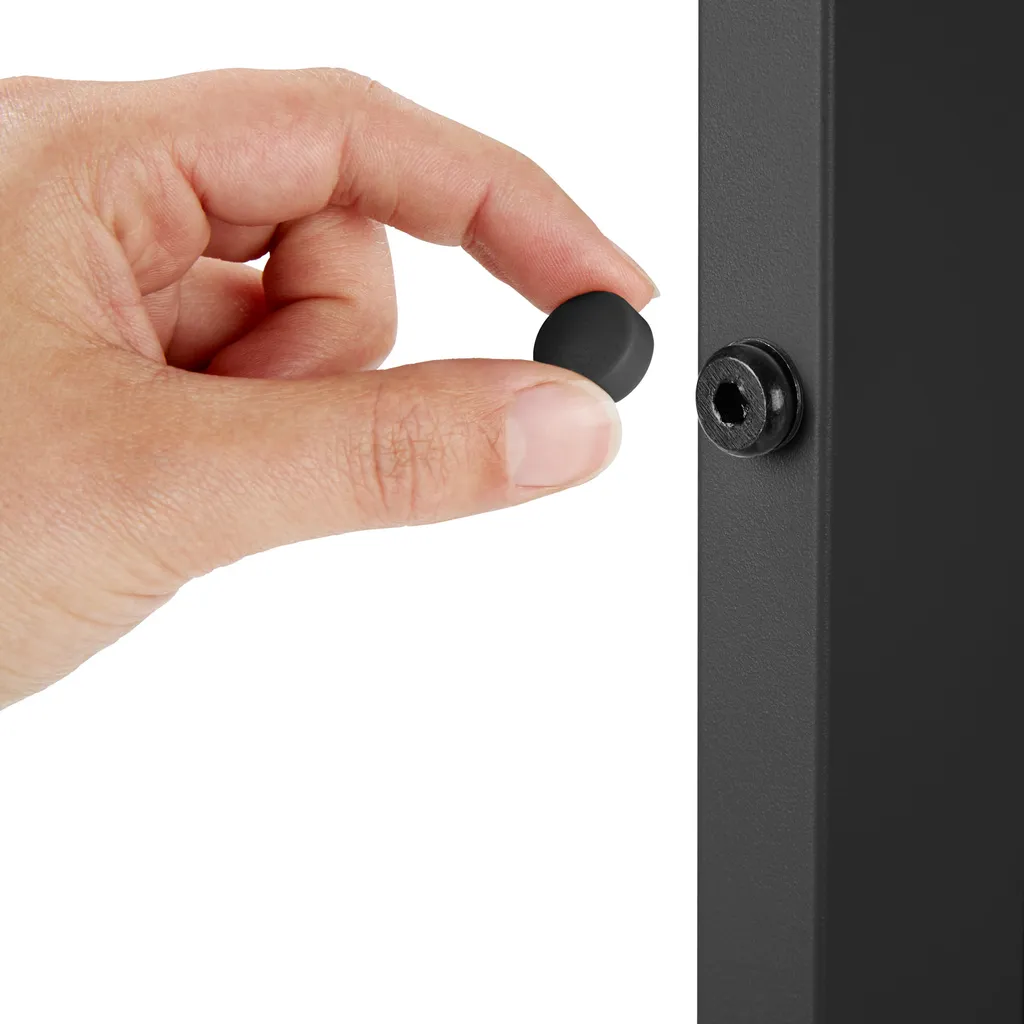 Tectake Aluminium Gartentisch Maren Höhenverstellbare Füße 90x90x74,5cm - Schwarz 5 Tectake Aluminium Gartentisch Maren Höhenverstellbare Füße 90x90x74,5cm - Schwarz – Bild 5