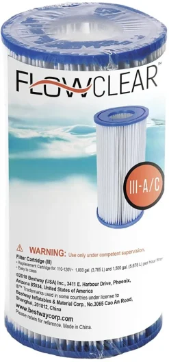 Bestway Filterkartusche Gr.III Ø10,6 Cm X H20,3 Cm, 58012 -Garten- & Gewächshäuser Geschäft 28e3b5a47f90e8684bfa82e3bac4a729