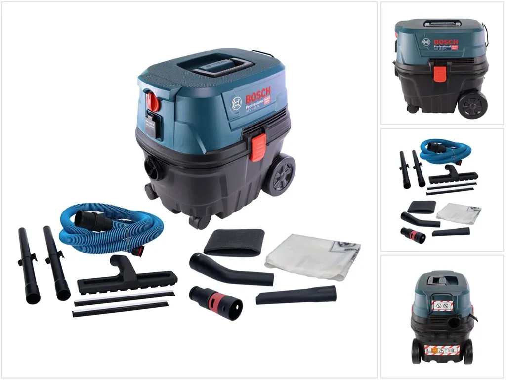 Bosch Professional GAS 12-25 PL Nass-/Trockensauger Mit Gerätesteckdose Und Blasfunktion, 25 Liter, 1250 W. 11 Bosch Professional GAS 12-25 PL Nass-/Trockensauger Mit Gerätesteckdose Und Blasfunktion, 25 Liter, 1250 W. – Bild 11
