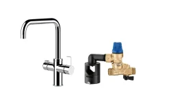 AEG ProSource Küchen-Armatur Heißwasserhahn Bis 100° Plus Zubehör Ohne Boiler