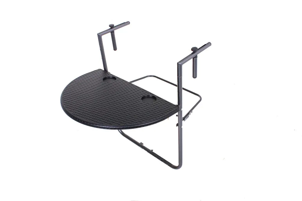 Garden Pleasure Balkontisch Ventana Rattan Optik Balkon Garten Tisch Hängetisch 3 Garden Pleasure Balkontisch Ventana Rattan Optik Balkon Garten Tisch Hängetisch – Bild 3