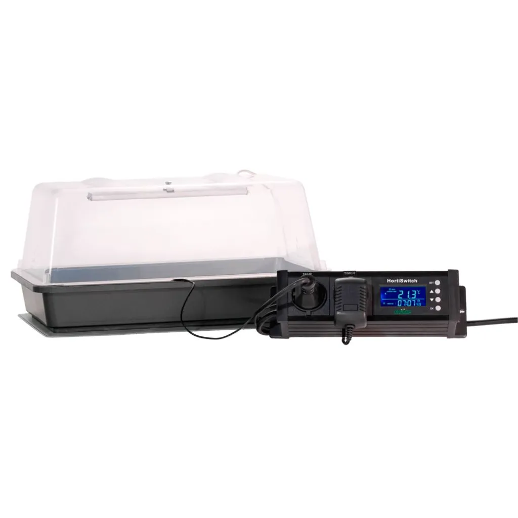 Romberg Climatic M LED Gewächshaus 38 X 24 X 19 Cm + Heizmatte 2 Romberg Climatic M LED Gewächshaus 38 X 24 X 19 Cm + Heizmatte – Bild 2